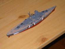 Bismarck - další fáze povrchové úpravy