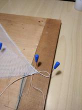 Sešívání druhé strany sítě