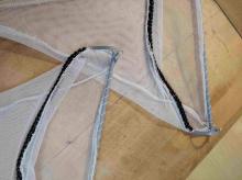 Detail hotových sítí