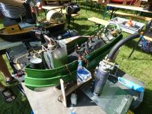 František Pop postavil cosi s parním strojem.