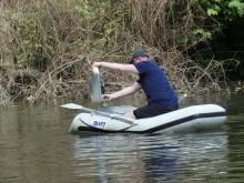 Petr Stejskal loví svůj Steam Foot