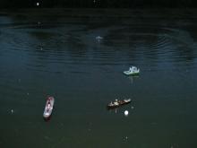 Sraz měl dvě vady na kráse: Rákosí ve vodě a déšť