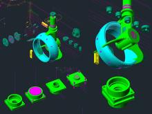 3D model prvního prototypu mého Z-pohonu