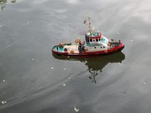 První sraz lodních modelářů na Holandské v Brně v roce 2024